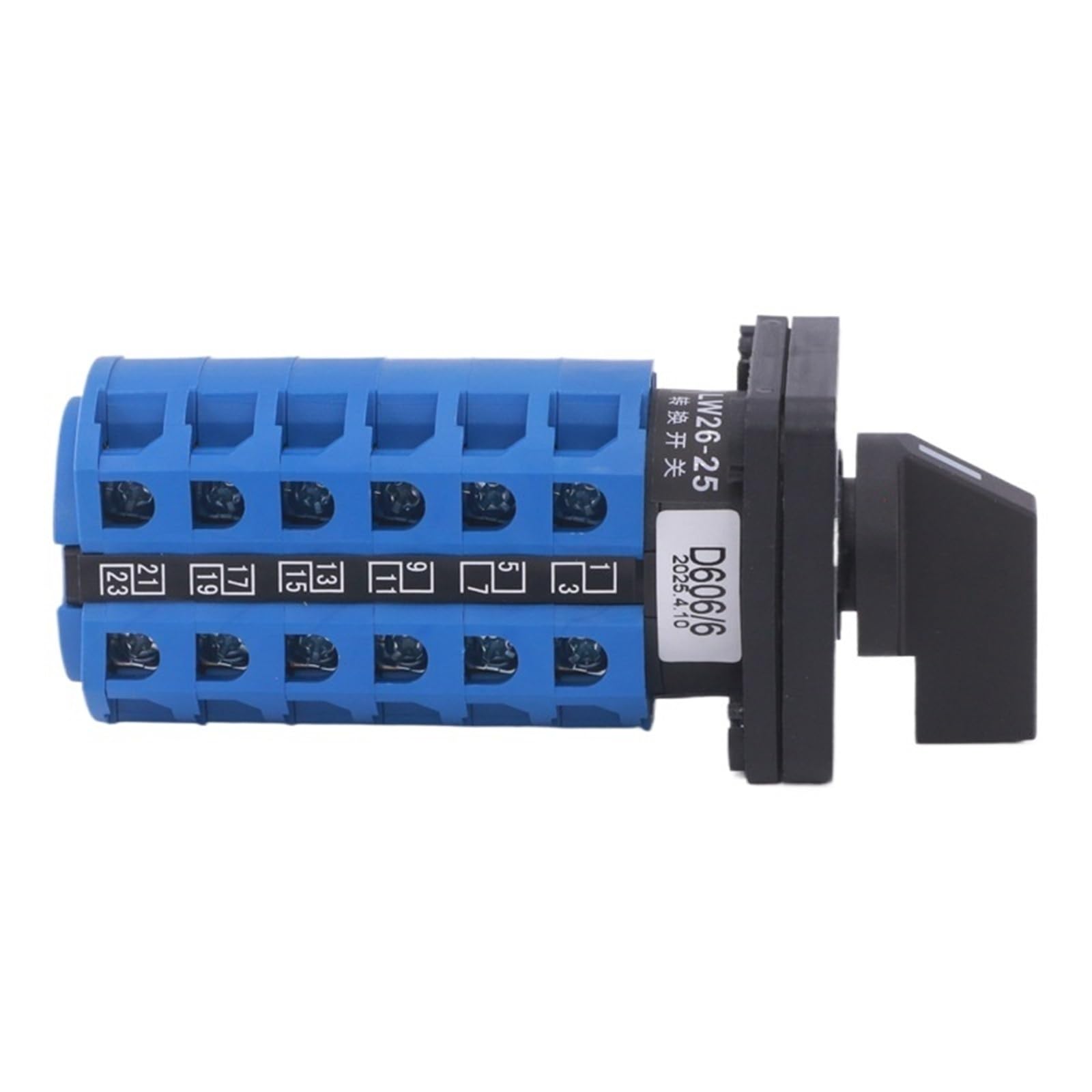Interruptor de transferencia universal LW26-25/6 conmutador de 25A y seis cables para motor 5
