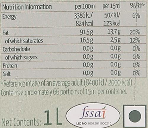 Image of Fragata Pomace Olive Oil 1 Litre All purpose cooking oil for everyday Indian cooking | Ideal for deep frying, roasting, baking (Pack of 3)