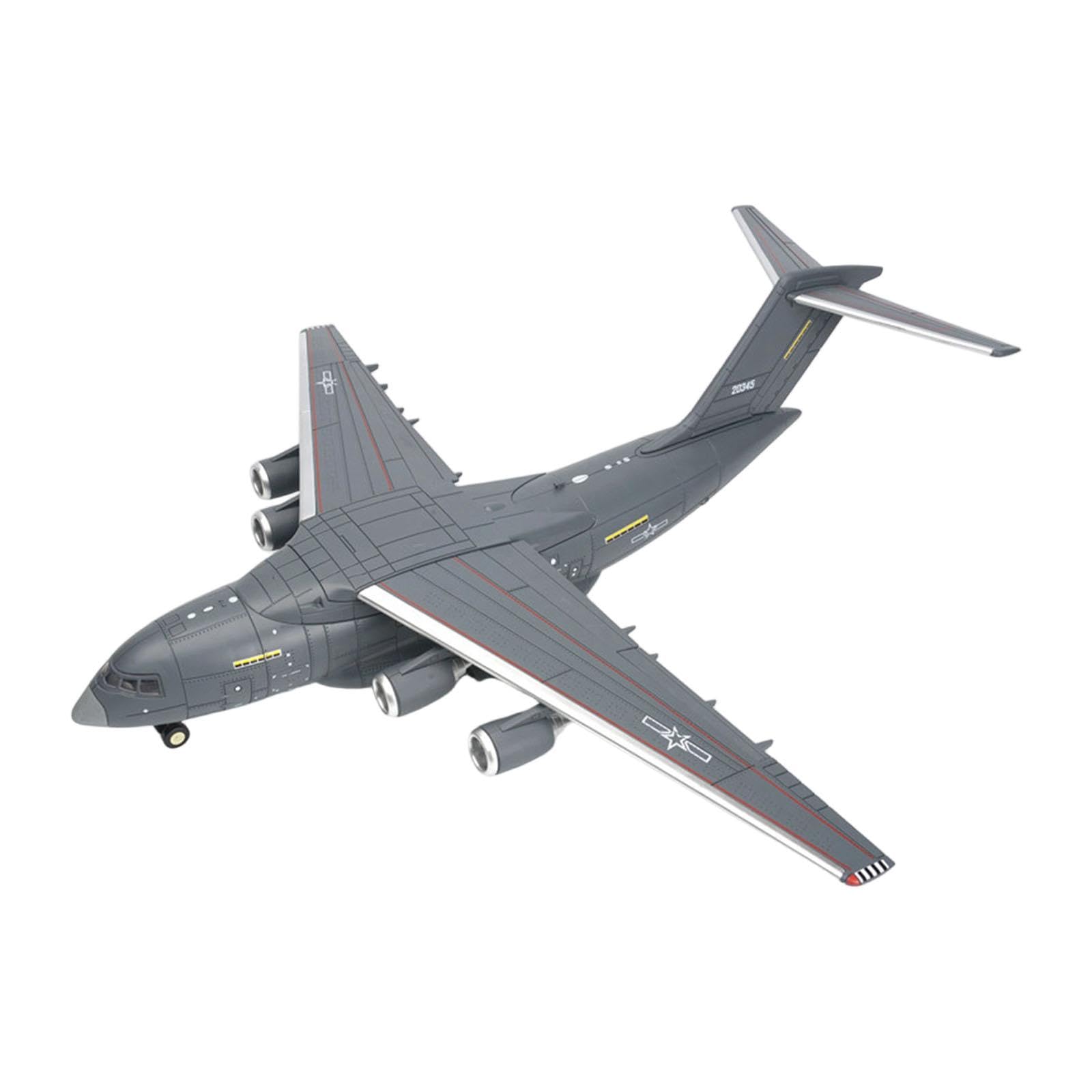 Perfeclan Kit de construcción de Modelo de avión de Transporte a Escala 1/100 para entusiastas de colección de Bloques de construcción para oficinas,