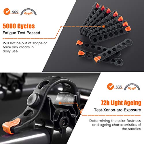 Ikuram R 2 Bike Rack Bicycle Carrier Racks Hitch Mount Double Foldable Rack For Cars, Trucks, Suv's And Minivans With A 2" Hitch Receiver #TOP4