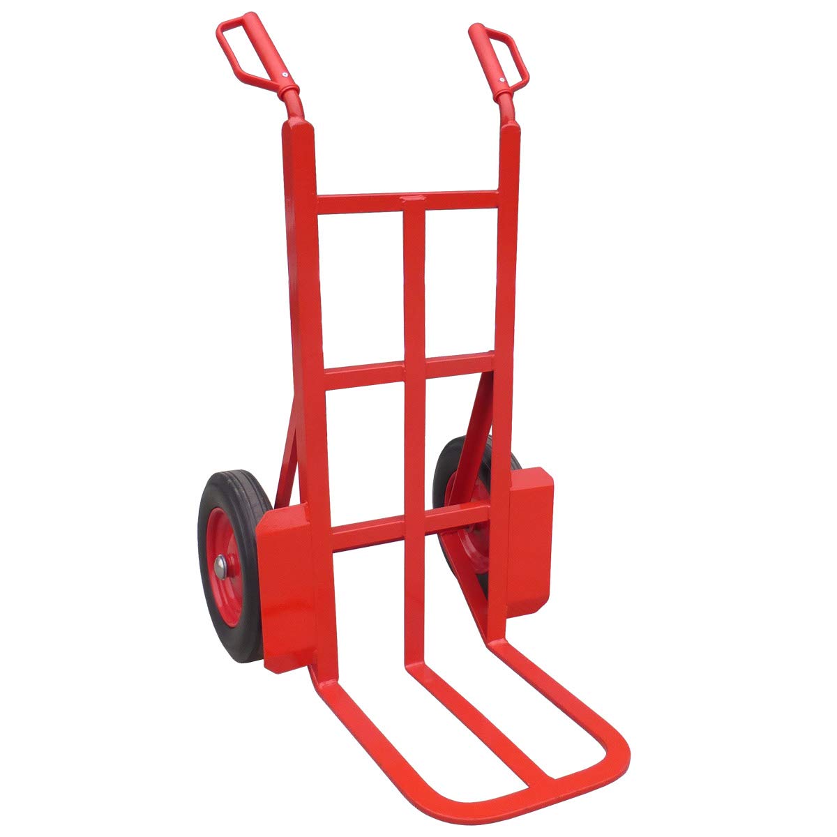 Lift Mate Red Heavy Duty Sack Truck For Rough Terrain, Garden Sack Barrow With Large Toe, Sack Trolley With Solid Rubber Wheels, 350Kg Capacity
