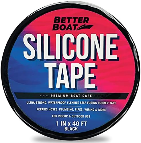 Heavy Duty Silicone Tape Plumbing Self Fusing Silicone Tape Plumbing Tape for Leaks Silicone Water Pipe Rubber Tape Hose Repair Water Seal Watertight Fusion Coax Seal Electrical or Silicone Grip Tape