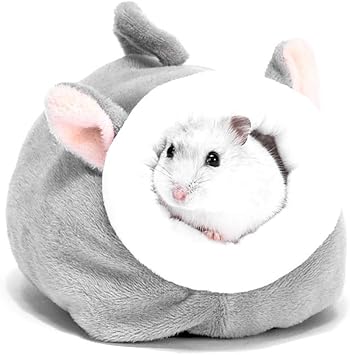 Amazon Moin Moin ハムスター リス 小動物 家 ハウス ペット ベッド ふわふわ もこもこ 冬 暖かい グレー 中敷き付 洗濯可 ねずみ 11 11 9cm 2102rh14 Moin Moin モイン モイン 飼育ケージ内装 通販