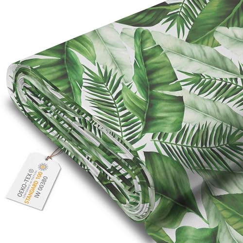 DreamRoots Tissu imperméable extérieur au metre 160 cm Largeur - Toile exterieure impermeable 100% de polyester 600D 220g/m - Tissus au metre ameublement Big...