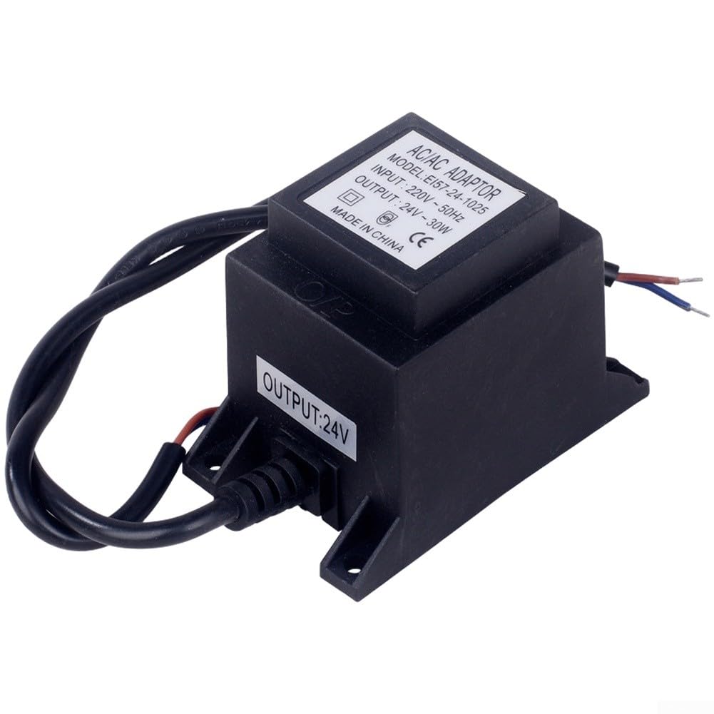 IP68 Waterproof 30W 12V AC Power Supply Transformer for LED Landscape Lighting and Pond Pumps with Overload and Short Circuit Safety Features Outdoor Electrical Adapter for Pool and Garden(12V/30W)