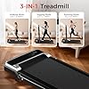HomePoweron Walking Pad Treadmill with 8% Incline,Foldable Treadmills for Home and Office, 3.0 HP Quiet Walking Pad Treadmill with Walking Pad with Handle 350 LBS Capacity