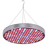[Panel de luz de crecimiento de plantas LED de alta potencia] sin ventilador, sin ruido, nuevo disipador de calor actualizado, disipación de calor rápida. Esta lámpara de crecimiento es adecuada para fresas, orquídeas, pimientos, berenjenas, calabazas amargas, tomates, uvas, lechugas, plantas de aire, carne y otras hierbas, verduras, flores, plantas.