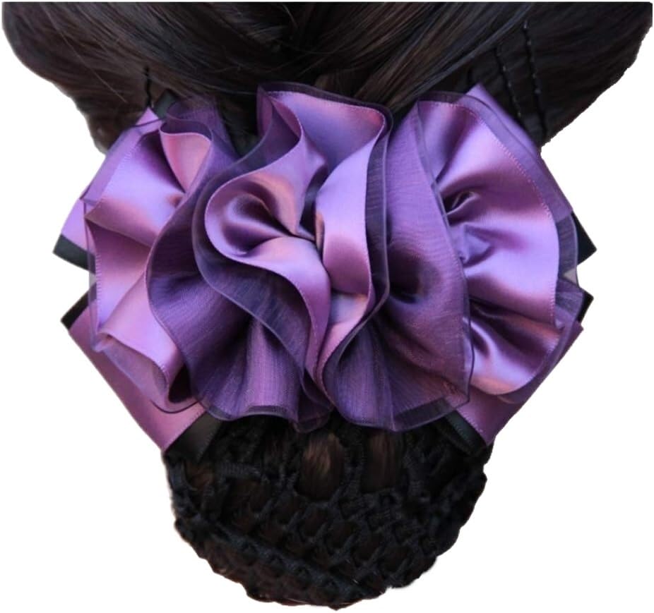 Horquillas para el pelo tipo pinza para peinar moños de flores