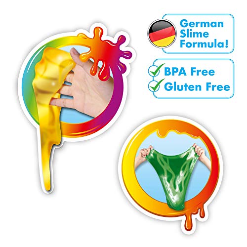 CRAZE Magic Slime Schlüsselanhänger mit Schleim Keychain für Kinder Party Mitgebsel 20 ml 23723, 6 Farbvarianten verfügbar, Mittel