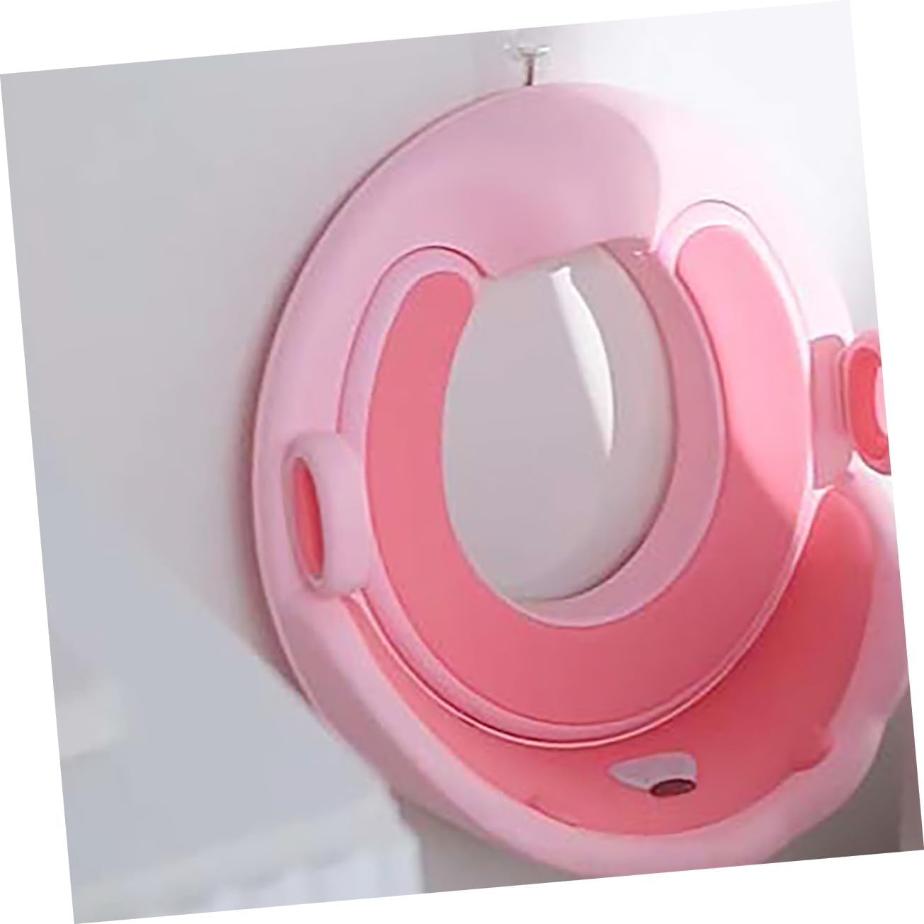BESPORTBLE Portable Potty Seat with Soft Tpe Cushion Non-slip Base Removable Ladder for Safe Toilet Training Comfortable and Boys Toilet Trainer Bathroom Accessory