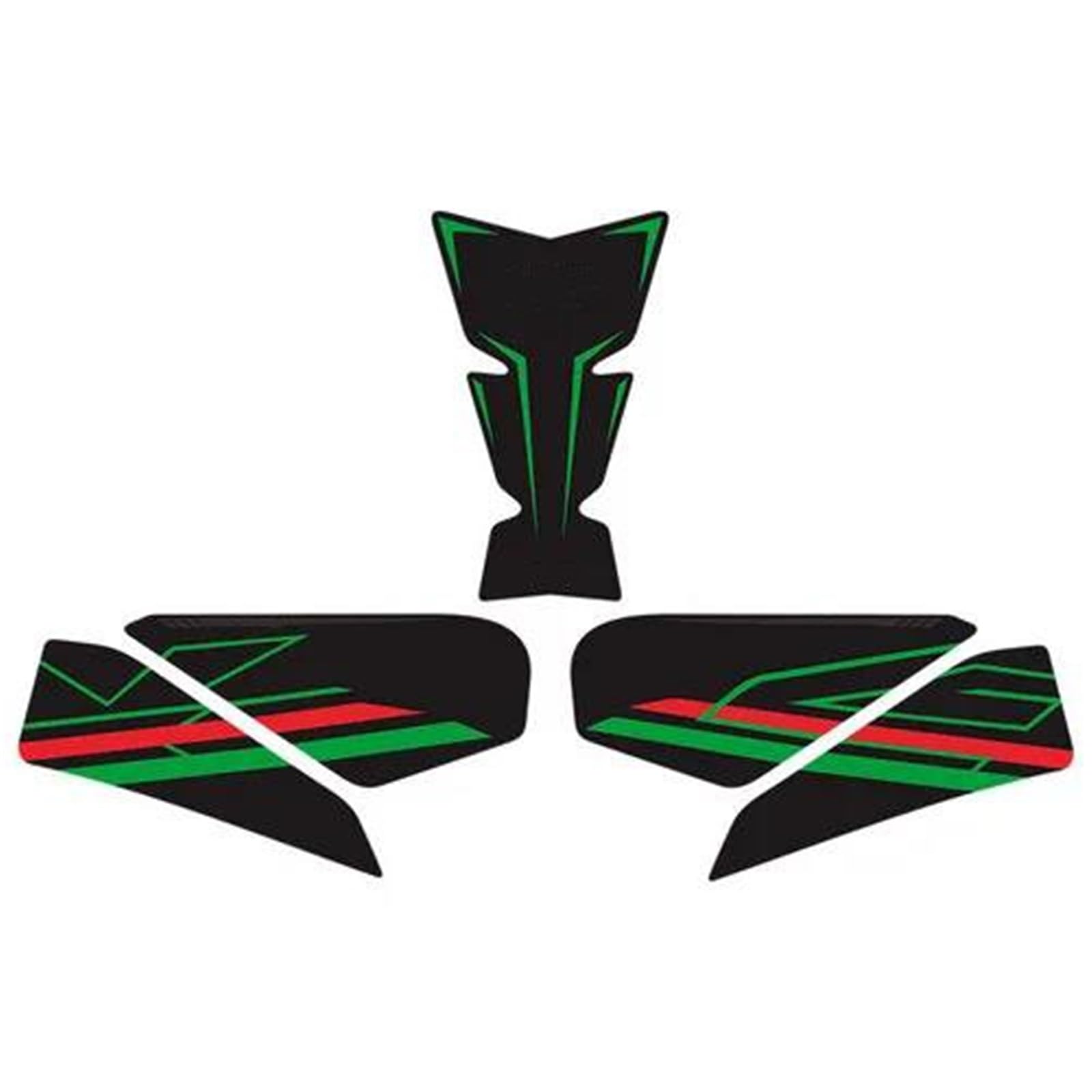 Moto Carburante Serbatoio Pad Adesivo Protettivo per Serbatoio Moto per K&awasaki ZX4RR ZX4R ZX25RR ZX25R ZX-4R ZX-4RR ZX-25R Adesivi Laterali(Colore 8)