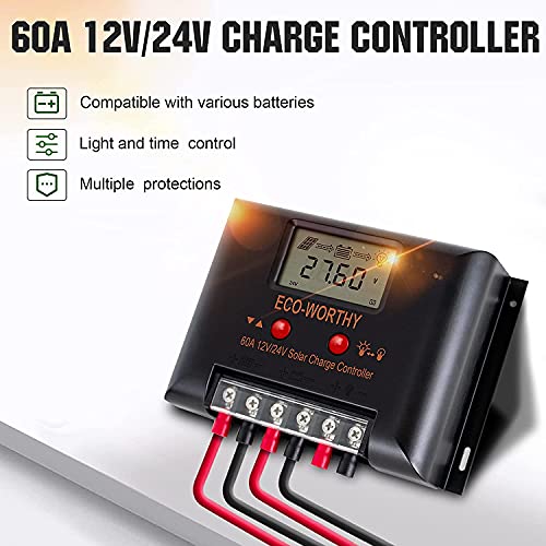 ECO-WORTHY 3 kW·h Solarmodul System mit All in One Wechselrichter 720 W 24 V Solarpanel Kit für netzunabhängige… – Bild 6