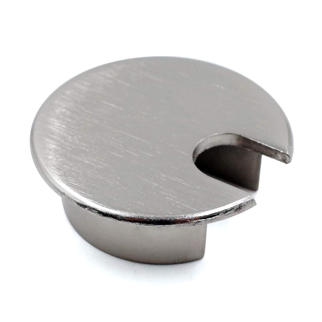 Photo 1 of Jetland Desk Grommet for Wire Organizer - Brushed Silver, Fits 1.4" Hole, GBS35, 2-Pack