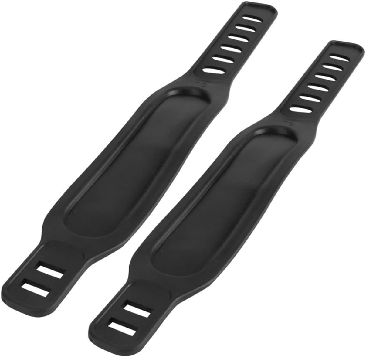 SUPVOX Adjustable Bike Pedal Straps 2-Pack Universal Exercise Cycle Footrest Straps Sturdy PP Material for Gym and Home Workouts