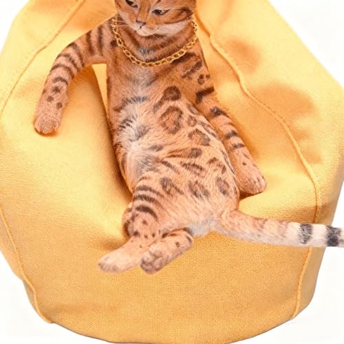 Figurine de chat avec canapé pour décoration de bureau et maison - 8