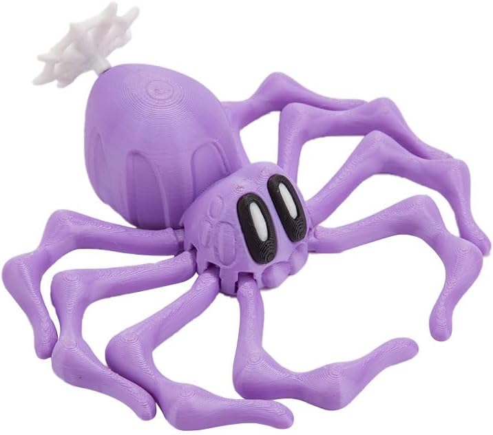 3D Printed Mini Animals Set, Spider Articulated Flexible 3D Fidget Model, Tiny Animals Figurines Exquisite Cute Pet, Sets