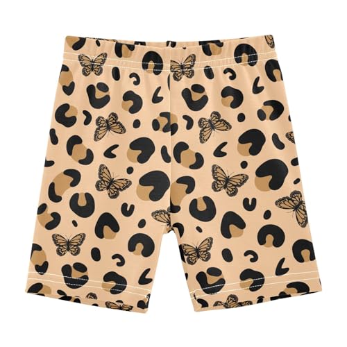 Girls' Shorts Soft Summer Soft Boxers Short Leopard Butterfly Leggings Dance Bottoms