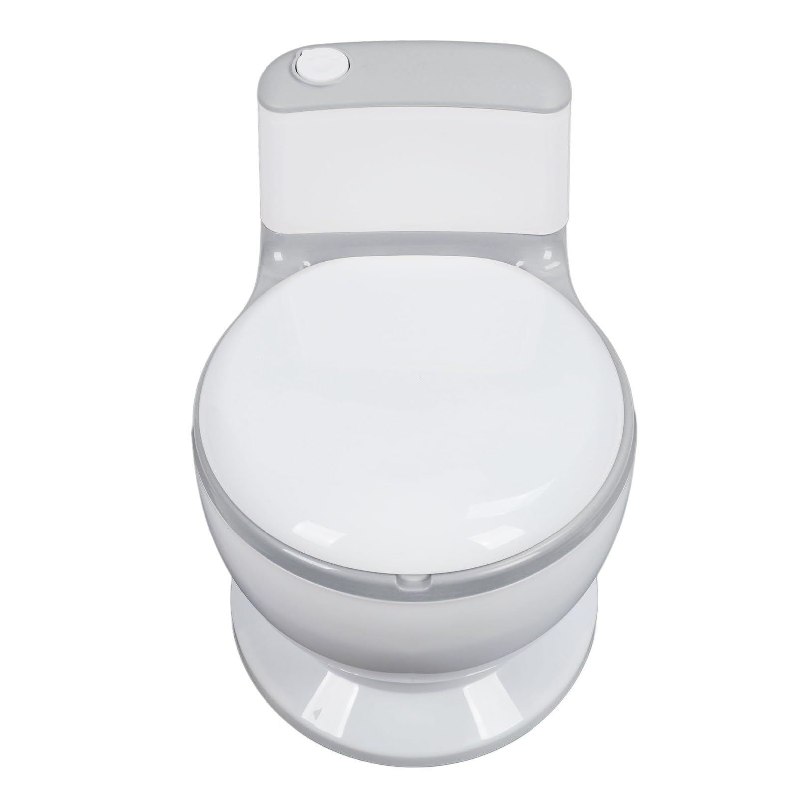 Dilwe Sedile per Vasino per Bambini, Comodo Vaso Leggero Rimovibile per un Uso Sicuro della Toilette a Misura di Bambino, in Plastica (GREY)