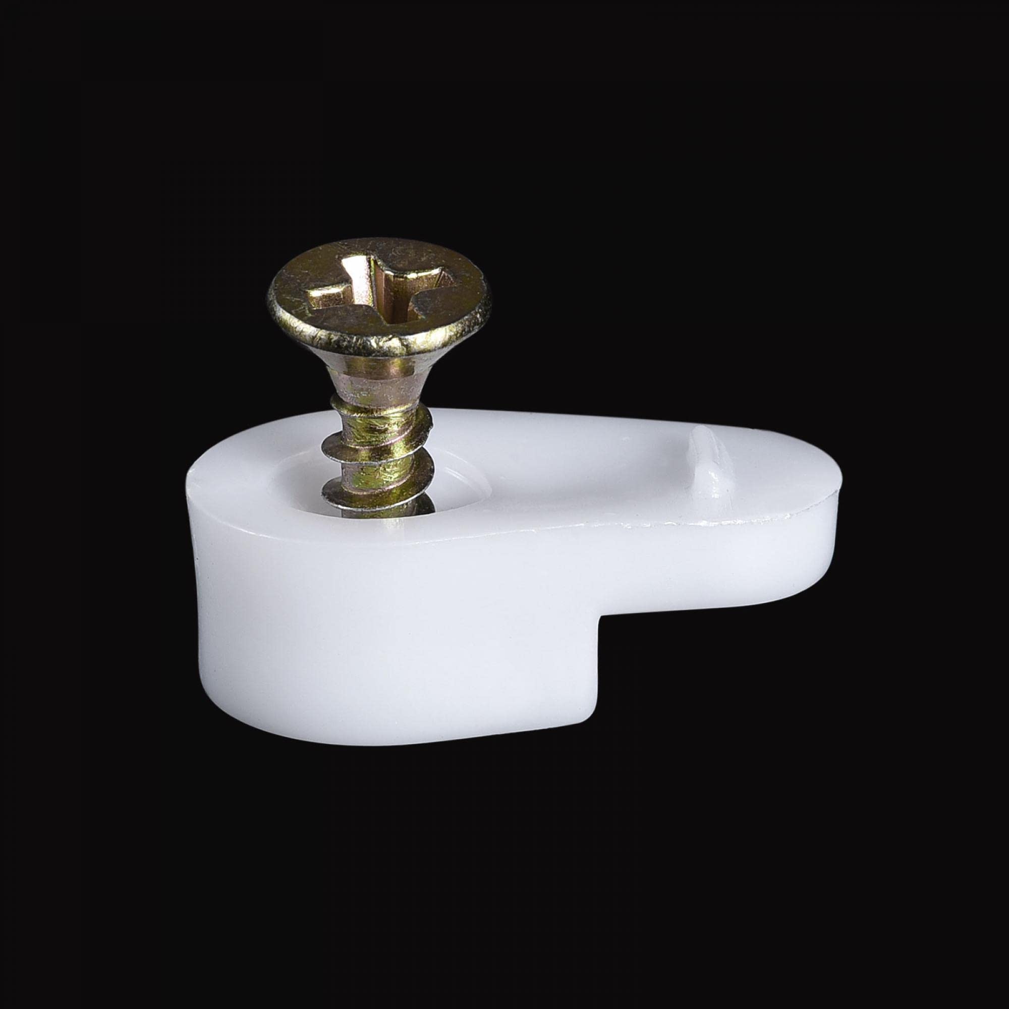 Glass Retainer Clips, 25 Pcs Glass Cabinet Clips 4mm Plastic Mirror