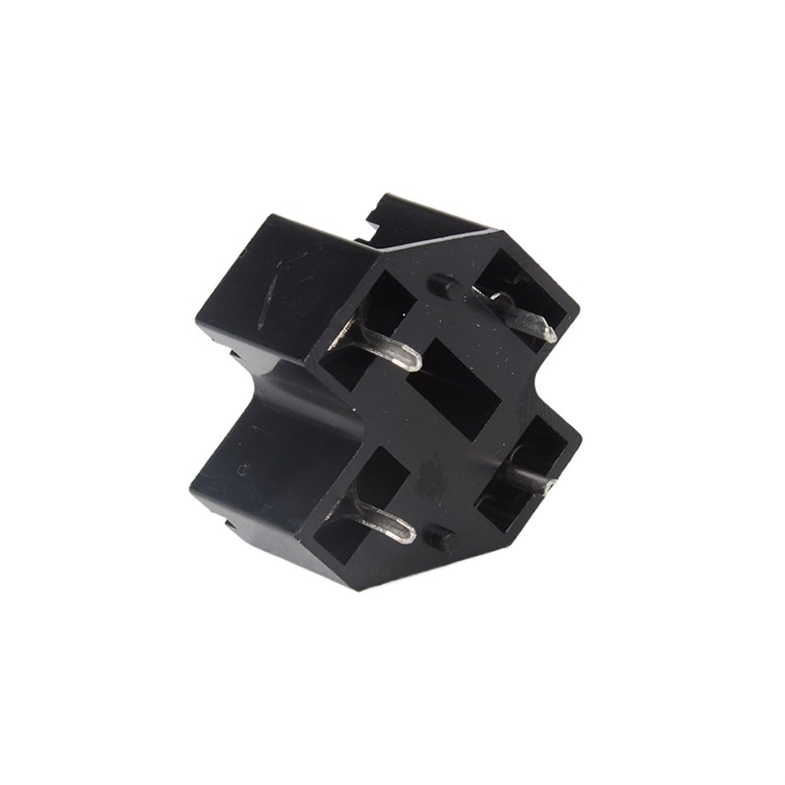 2 uds enchufe de relé automotriz 40A placa de circuito de soldadura Pin Universal enchufe de cinco agujeros PCB tipo flor de ciruelo
