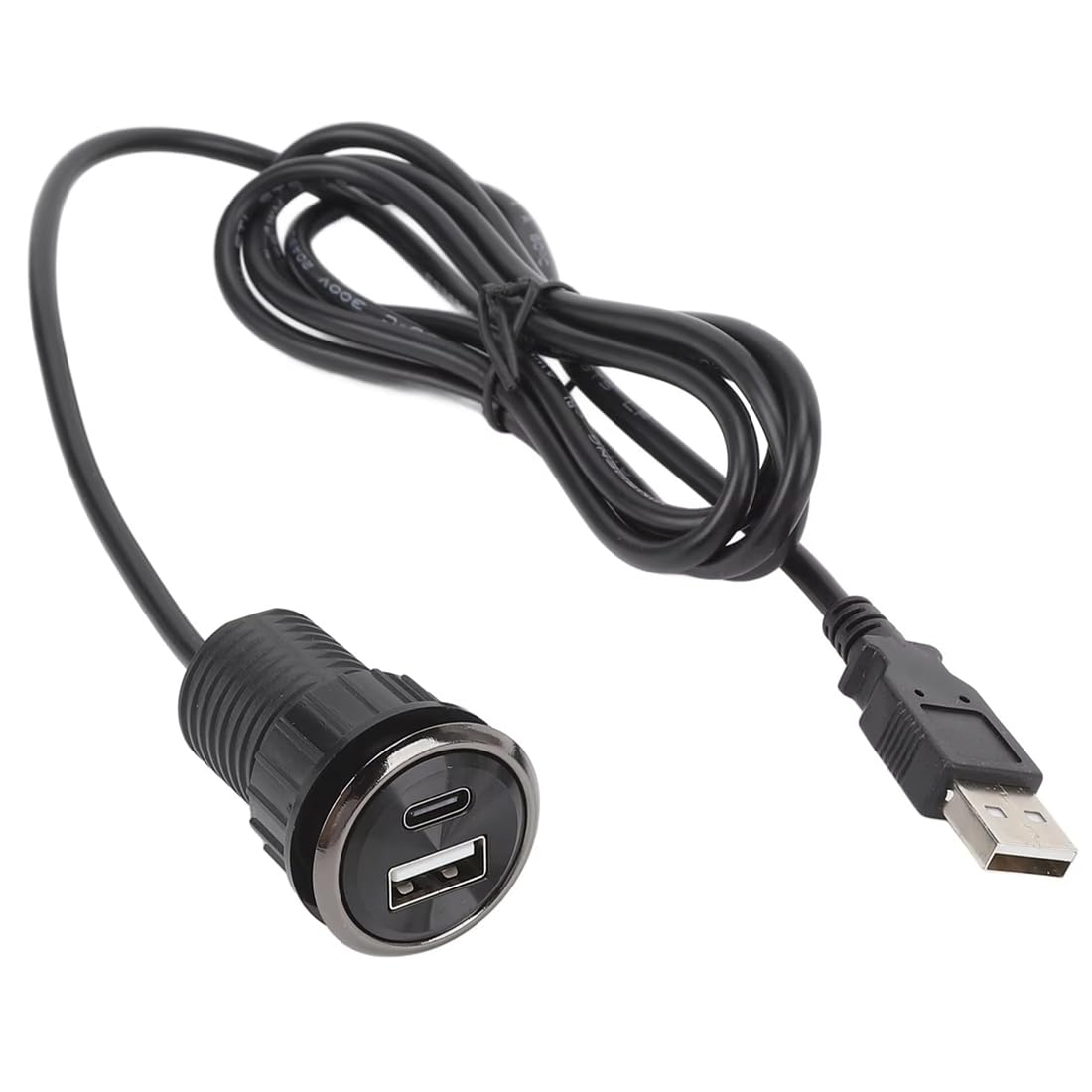 Ehwisbe Hidden Flush Mount Power Strip Socket Desktop Power Grommet Small With 2 Usb Charging Ports For Conference Table