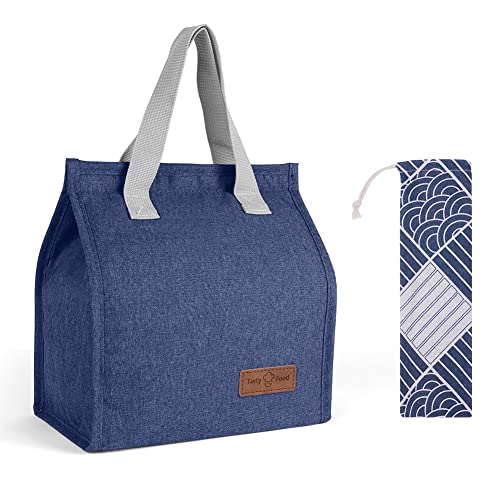 🍱【Misura Adatta】Con le sue dimensioni 23 x 13,3 x 25,5 cm, questa borsa per il pranzo offre spazio sufficiente per contenere perfettamente il tuo pranzo al sacco, snack, panini e persino frutta. È adatto per adulti e bambini.