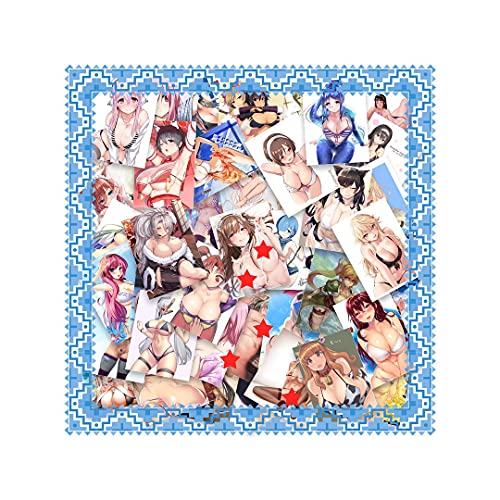 DT Stickers Sticker Huge Boobs Fun Club with Some Random Nude pics [50pcs] Anime Manga Super Busty Girls Hentai Sexy for Adults Pack 3, 4 Inches