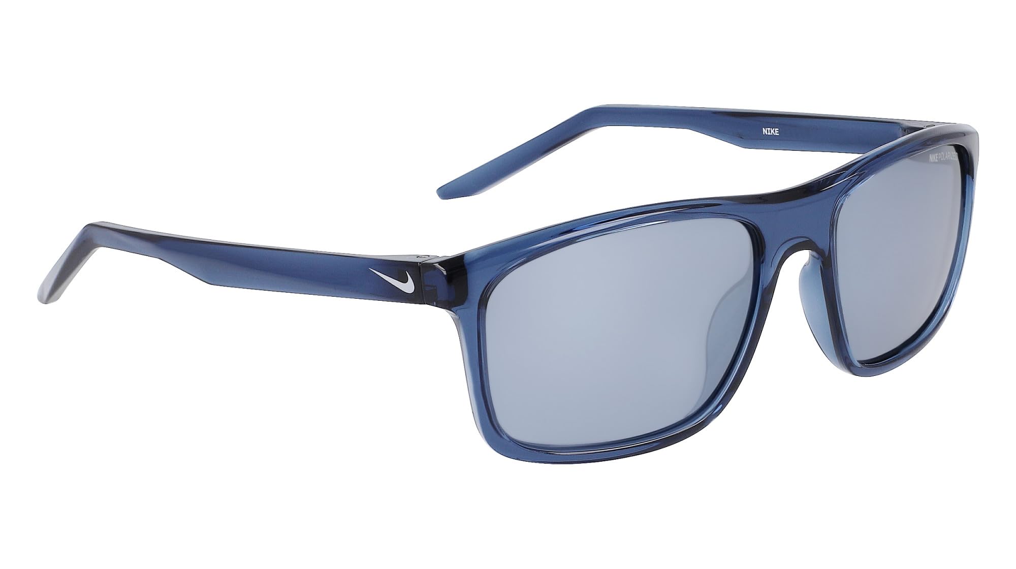 NIKE Gafas de sol FIRE L P N IU4690X - Rectangular activo, Lente 58 mm, MATTE MYSTIC NAVY/POLAR SILV