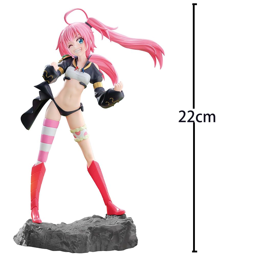 Figurka Rimuru, postać anime, Milim/Ramiris, modelka, statuetka, PCW, z platformą, ozdoby, kolekcjonerskie, kreatywne prezenty dla fanów, 22 cm / 21 cm