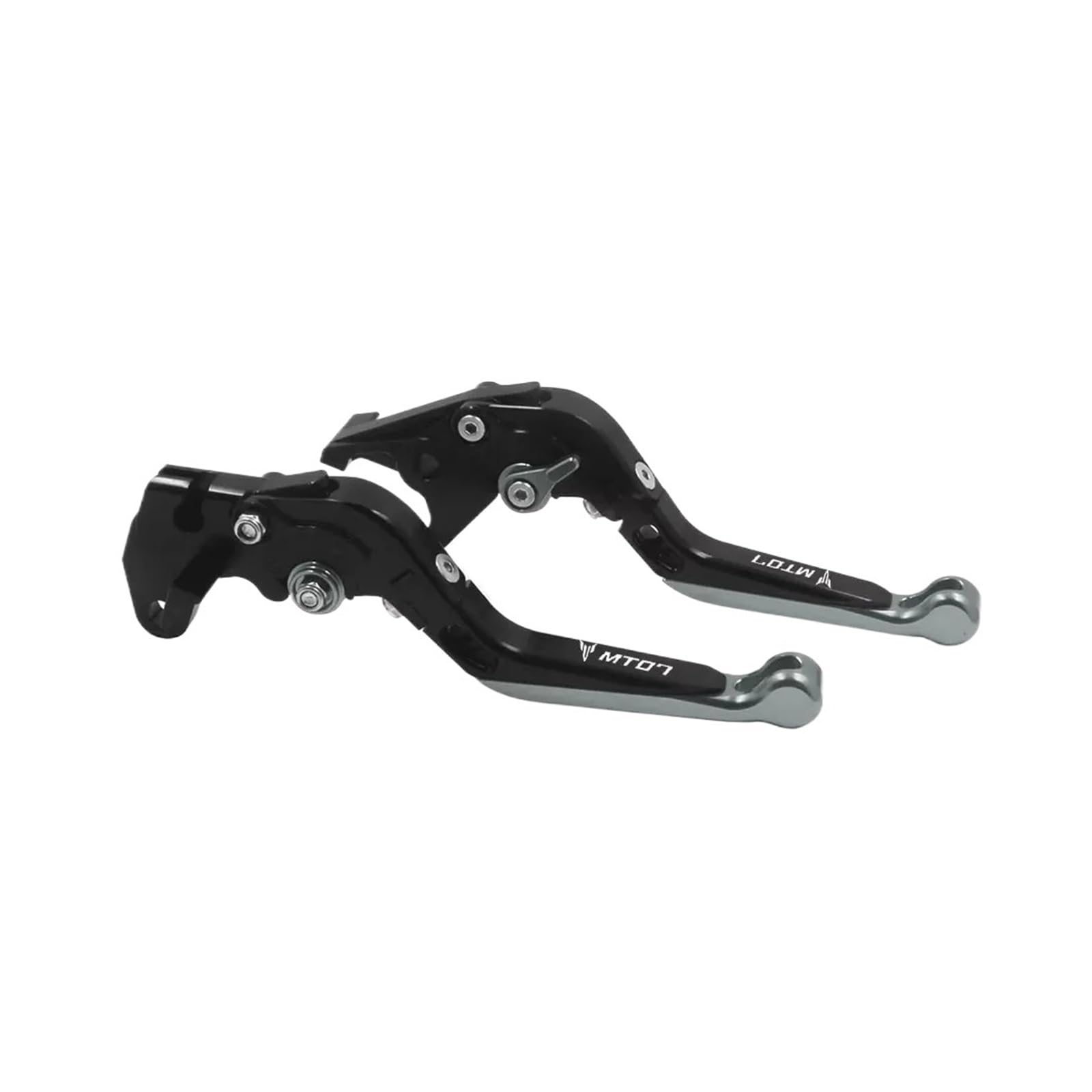 Ywqjiopm 3 Motorcycle Brake Clutch Lever For Mt-07 Fz-07 Mt 07 Fz07 Mt07 Fz 07 2014-202 Motorcycle Adjustable Folding Extendable Brake Clutch Levers Handle