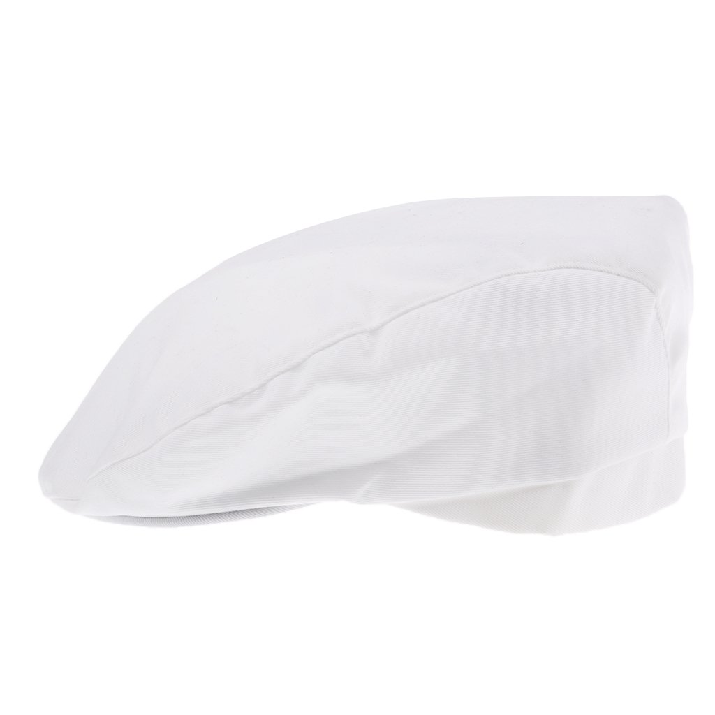 Gorra de panadería profesional para catering, gorra de cocinero, 59 cm, color negro
