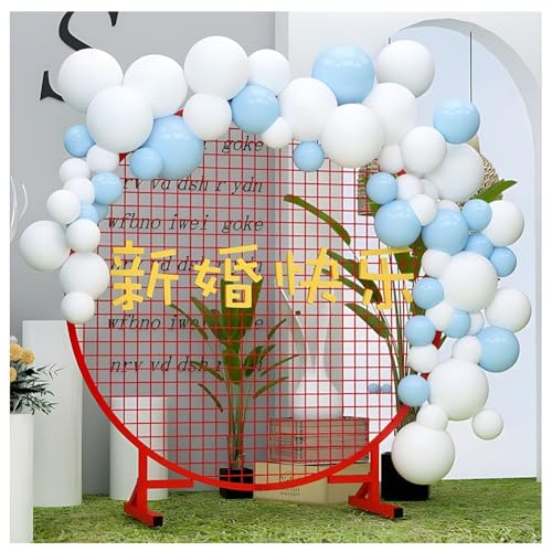 Soporte de telón de fondo con rejilla, torre de panel de rejilla de metal para flores y globos, ideal para bodas en el jardín y eventos de fiesta