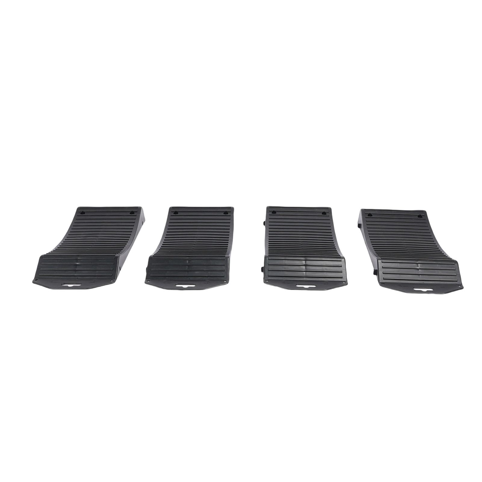 Dpofirs Ensemble de Rampes de Roues pour Pneus de Voiture, Rampe de Rangement pour Véhicules Robustes, 4 Pièces pour Voitures de Sport de Luxe, en Polypropylène Antidérapant