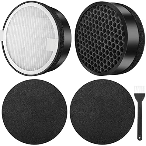 VIEWALL 2 Pack HEPA Filter Air Purifier Filter Compatible with Levoit LV-H132 Air Purifier Cover