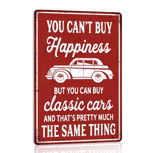 Classic Car Gifts For Men Vintage Car Decor Funny Garage Wall Decor Unique Gifts...