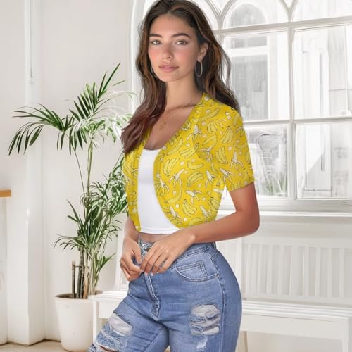Women Sheer Cardigans for Summer Open Front Shrug Women Short Sleeve Bolero Daily Casual Outfits3