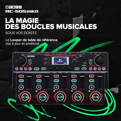 Looper de bureau RC-505mkII BOSS pour créer des morceaux à la maison