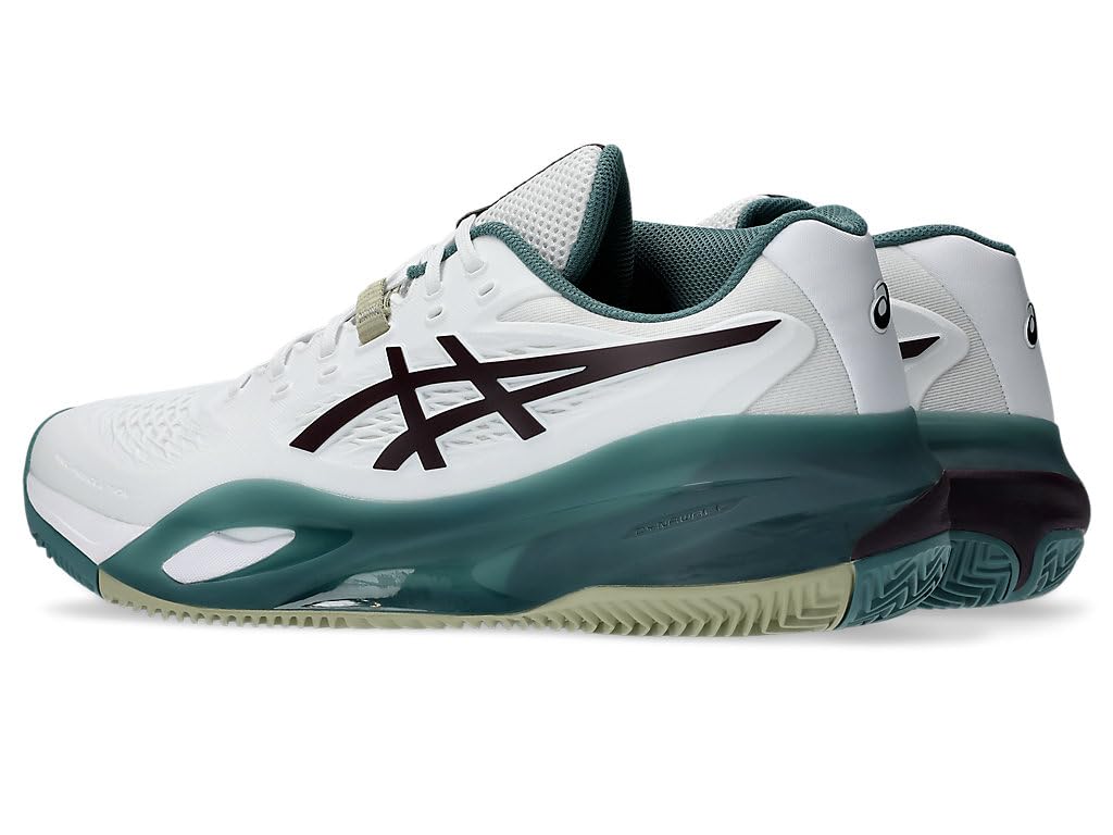 Asics Gel-Resolution X Clay White/Dark Aubergine ZapatillasHombre