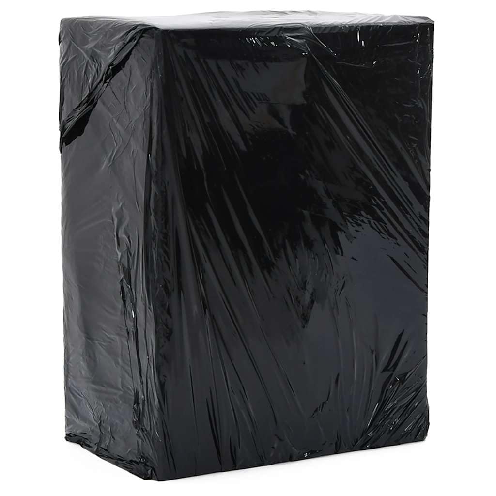 Pellicola estensibile 2 pz. Nero 30 µm 50 cm x 150 m PE Materiale da imballaggio per stoccaggio, trasporto e trasloco, materiale da imballaggio resistente agli strappi per cartone, merci e