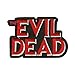 Blue Heron The Evil Dead Text Logo 3.75" X 2.5" Iron/Sew-on Embroidered Applique Patch