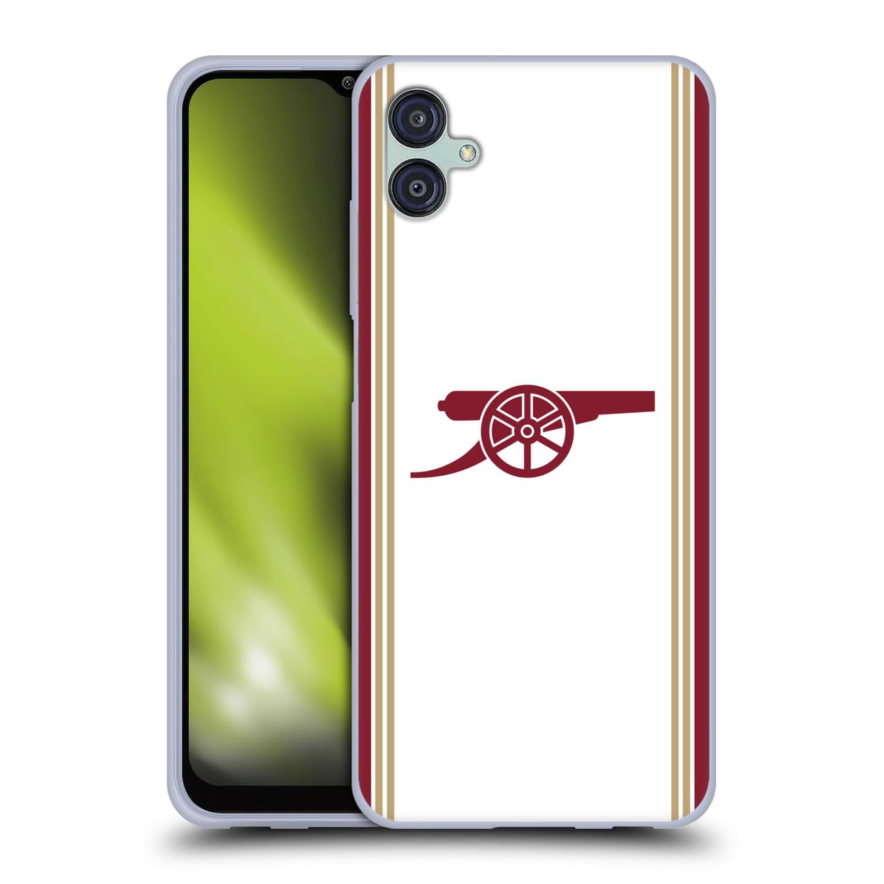 Head Case Designs Officially Licensed Arsenal FC Third 2025/26 Kit Gel Case [Military Grade Protection] Compatible With Samsung Galaxy M04 5G / A04e