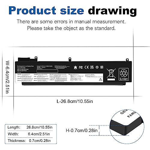 Image of ASUNCELL 11.25V 24Wh 00HW022 00HW023 Battery for Lenovo ThinkPad T460s T470s Series SB10F46460 SB10F46461 SB10F46474 SB10F46475 00HW036 00HW037
