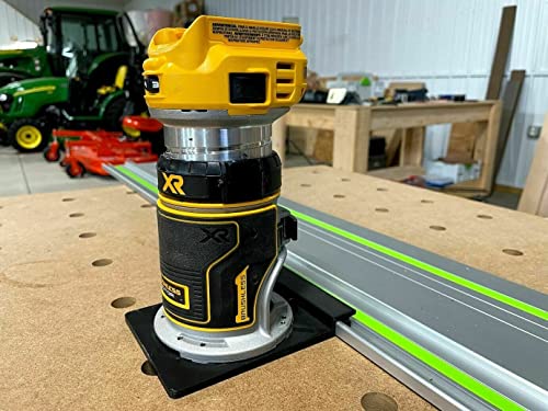 ToolCurve\'s Guide Rail Adapter Compatible with Dewalt Router - Made in USA