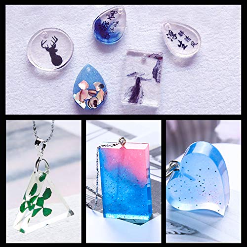 GIEMSON 248 Pcs Resin Casting Molds and Tools Set Jewelry Molds DIY Jewelry Craft Making Molds