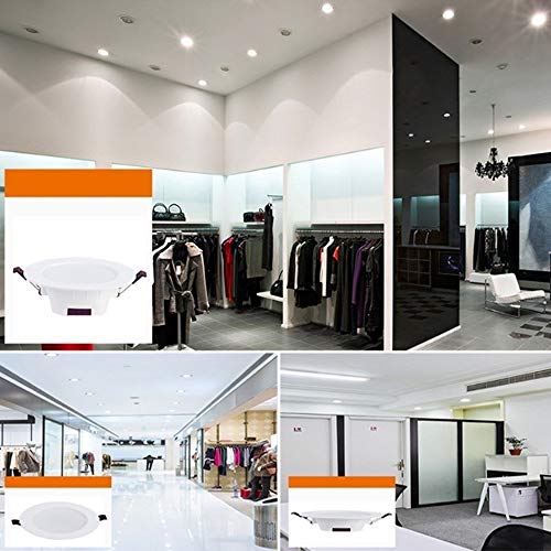 Focos empotrables LED de diseño moderno y sencillo en aluminio resistente 5