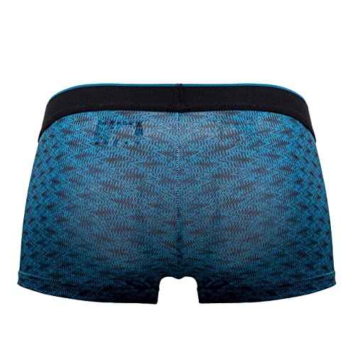 Papi Men's Microflex Brazilian Trunk 2 Pack - UMPA048 (Teal Graphic, Medium)3