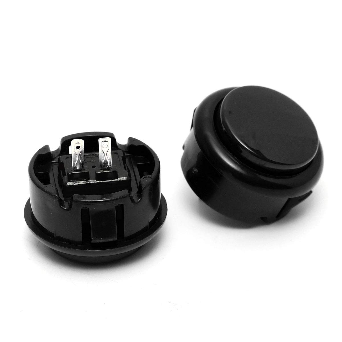 Doppi Giocatori Gioco Nero Console Di Gioco Arcade Fai Da Te Kit Di Parti Di Ricambio Codificatori Usb Su Pc Doppi Joystick E Pulsanti