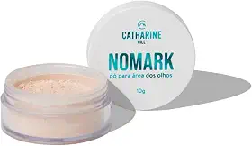Catharine Hill - Pó Translúcido Área dos Olhos Nomark - | Ultrafino, Fixa o Corretivo, Ilumina Naturalmente, Suaviza Linhas Finas – Acabamento Leve e Radiante - Cor 06