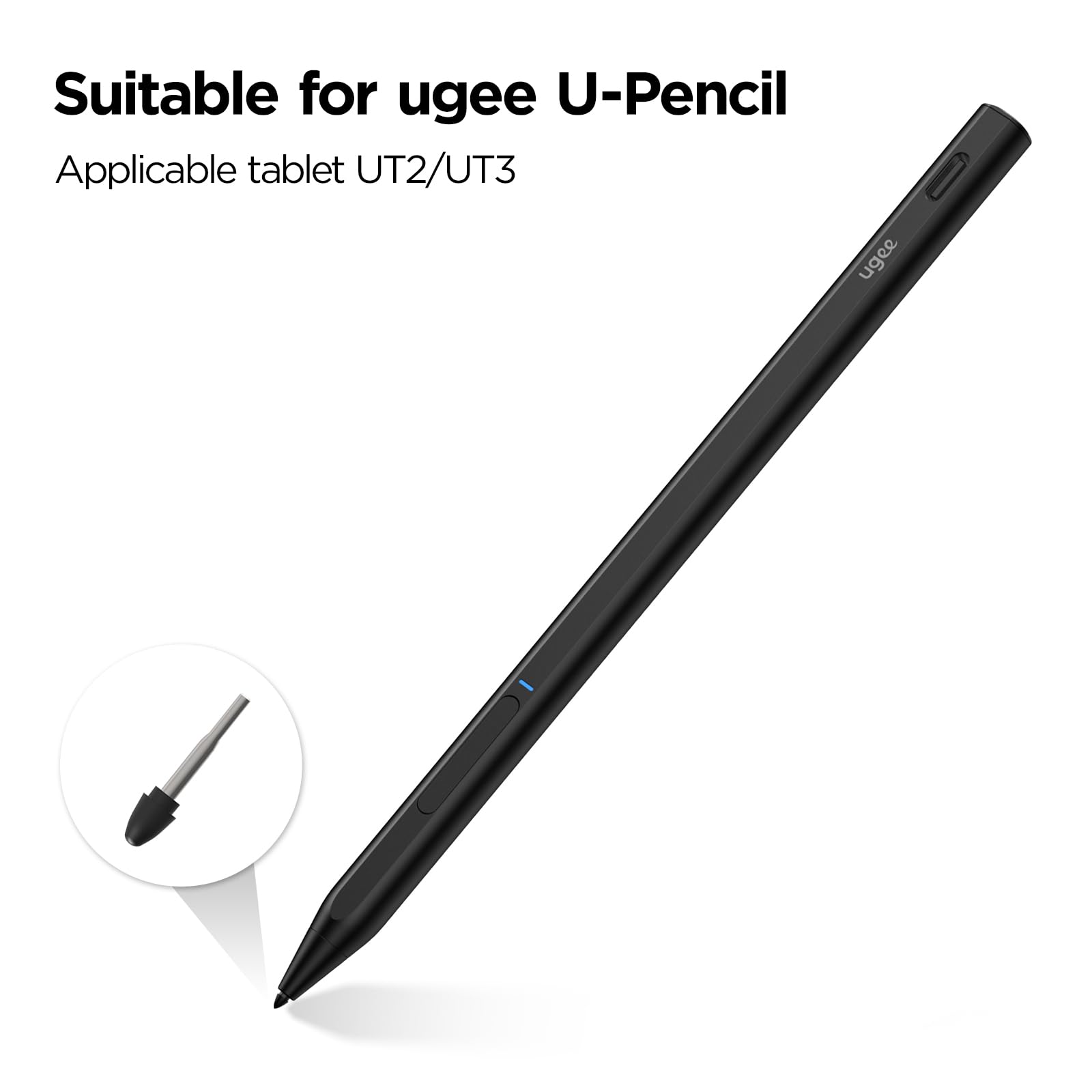 ugee 4 punte di ricambio per penna digitale, tablet, pennino, Android, tablet, UT2, UT3