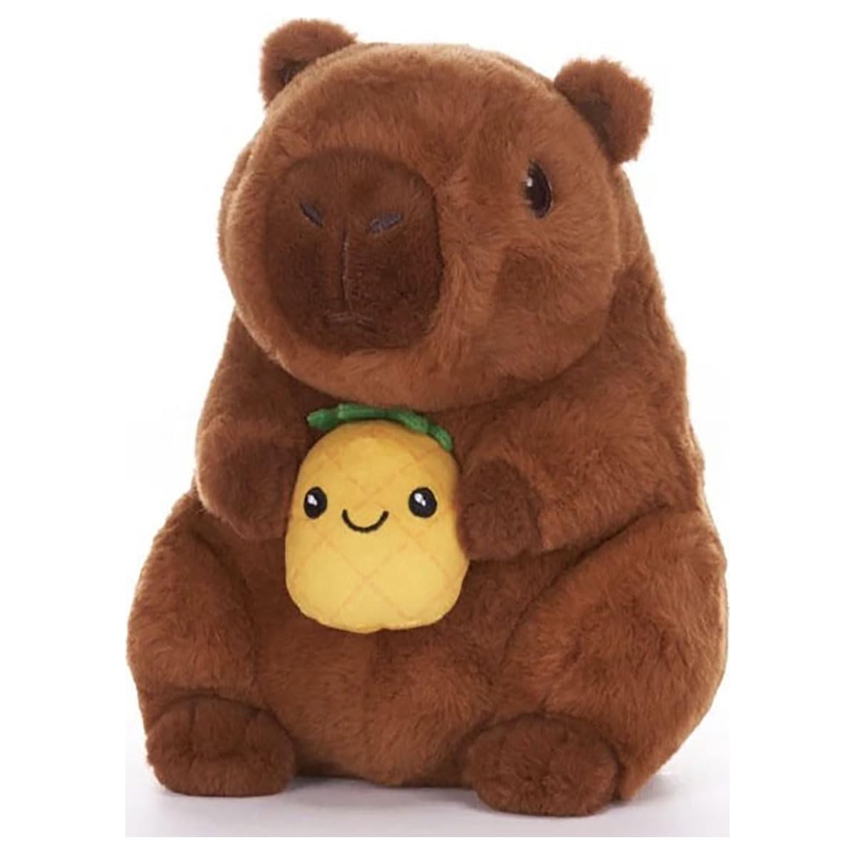 Posh Paws Cute Capybara Plush Toy with Pineapple Soft Stuffed Animal